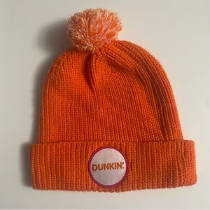 Never Worn Dunkin Donuts Thanksgiving Day Parade Hat 2023 Knit with Pom
